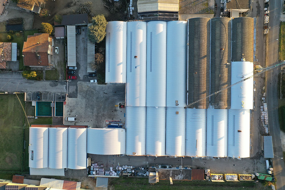 Immagine del cantiere durante dei lavori