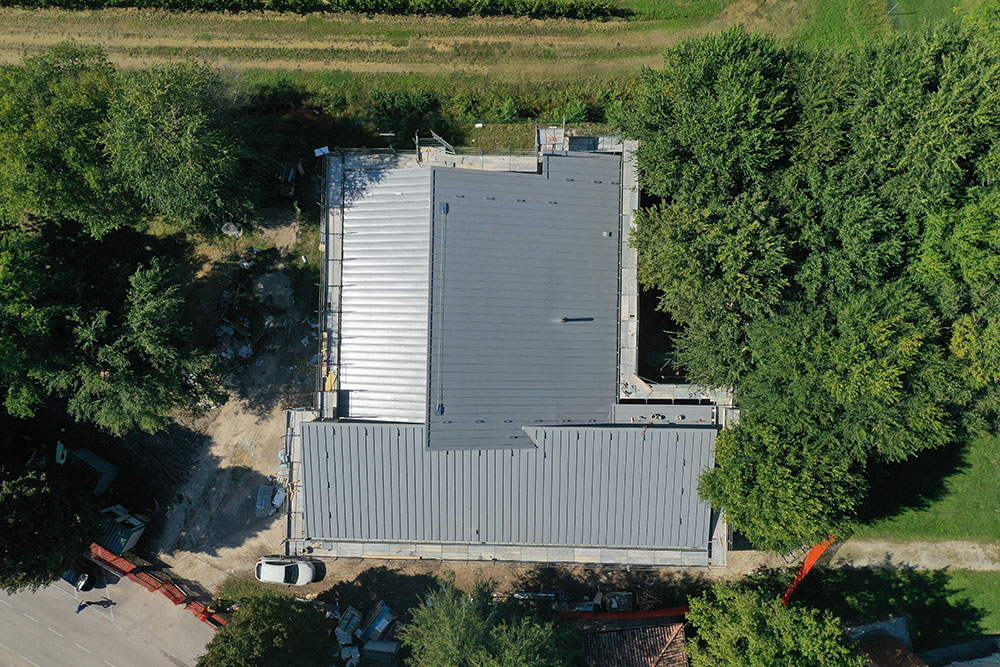 Immagine del cantiere dopo dei lavori