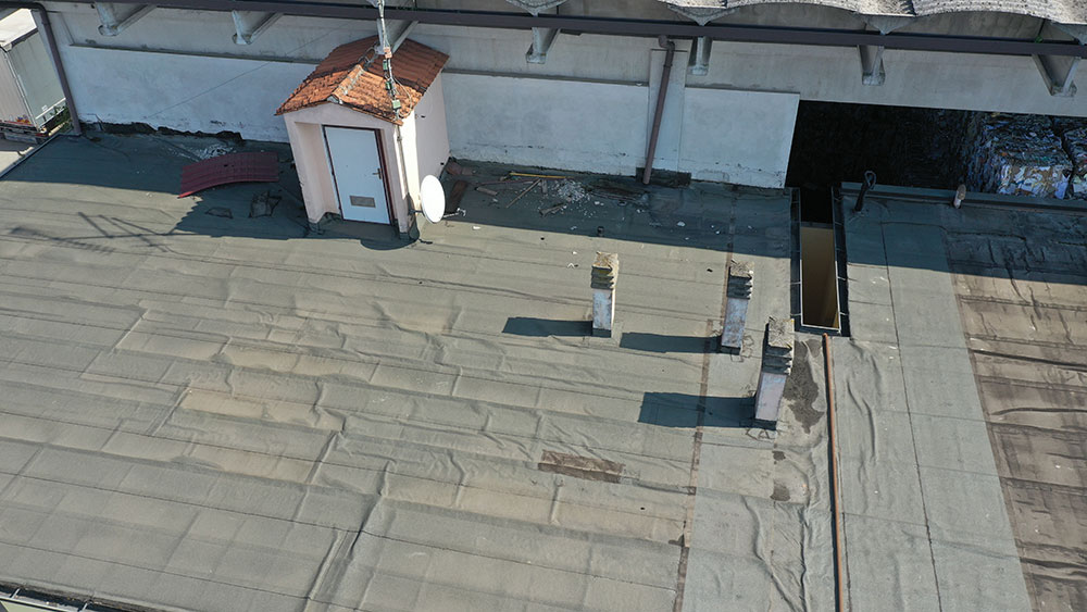 Immagine del cantiere prima dei lavori