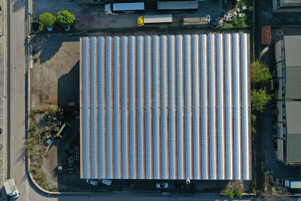 Immagine del cantiere dopo dei lavori