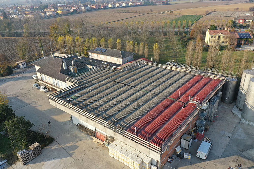 Immagine del cantiere durante dei lavori