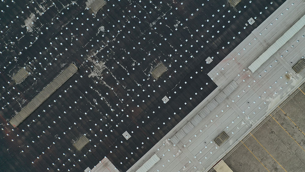 Immagine del cantiere durante dei lavori